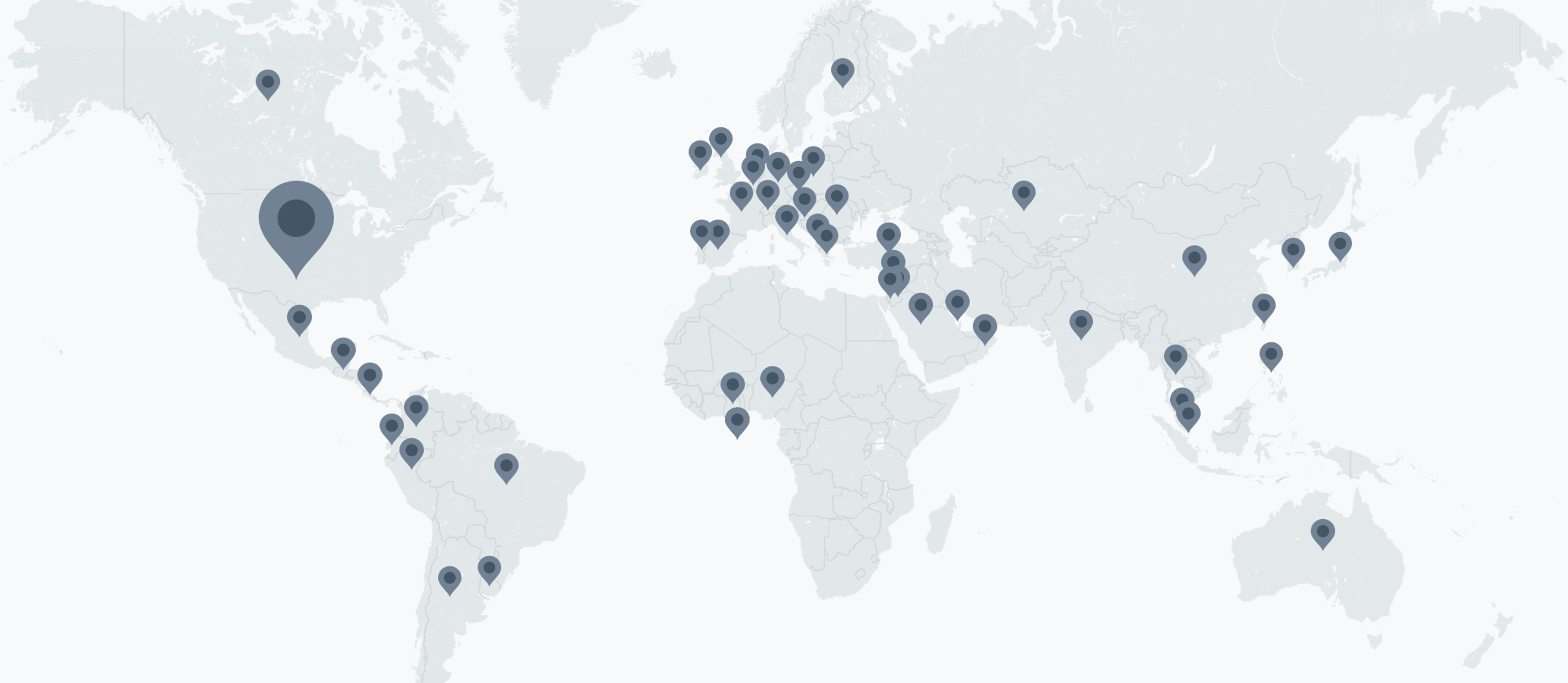 World Map of Webinar Viewers