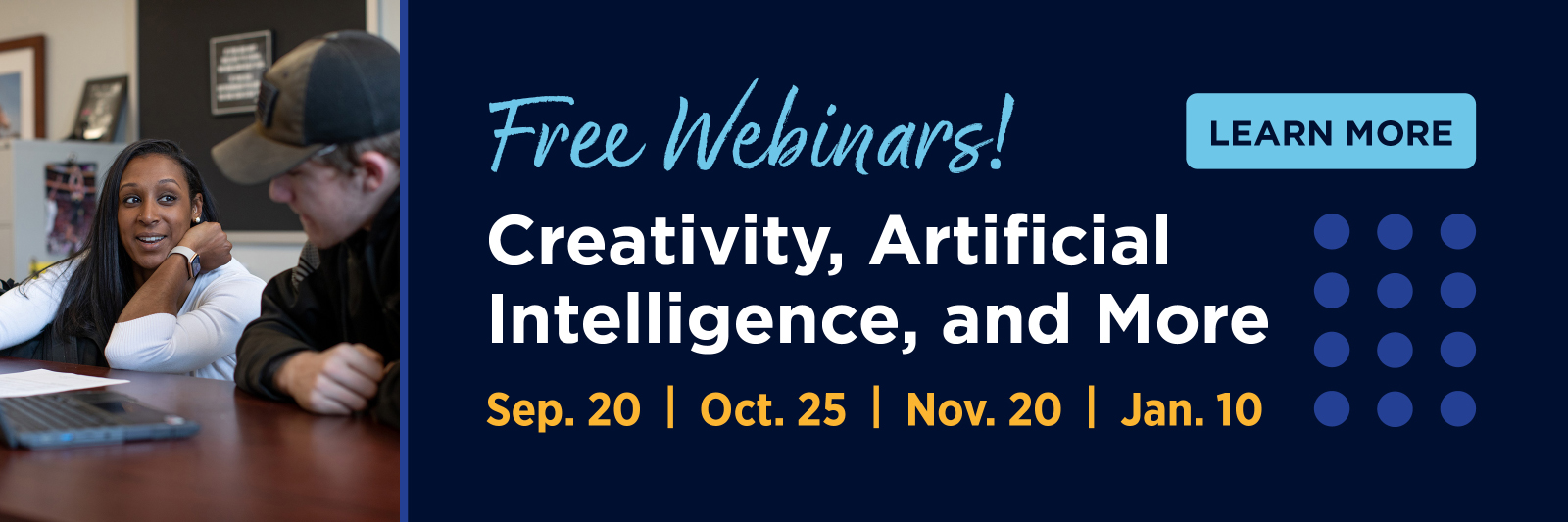 Free Webinars for 2025-2026