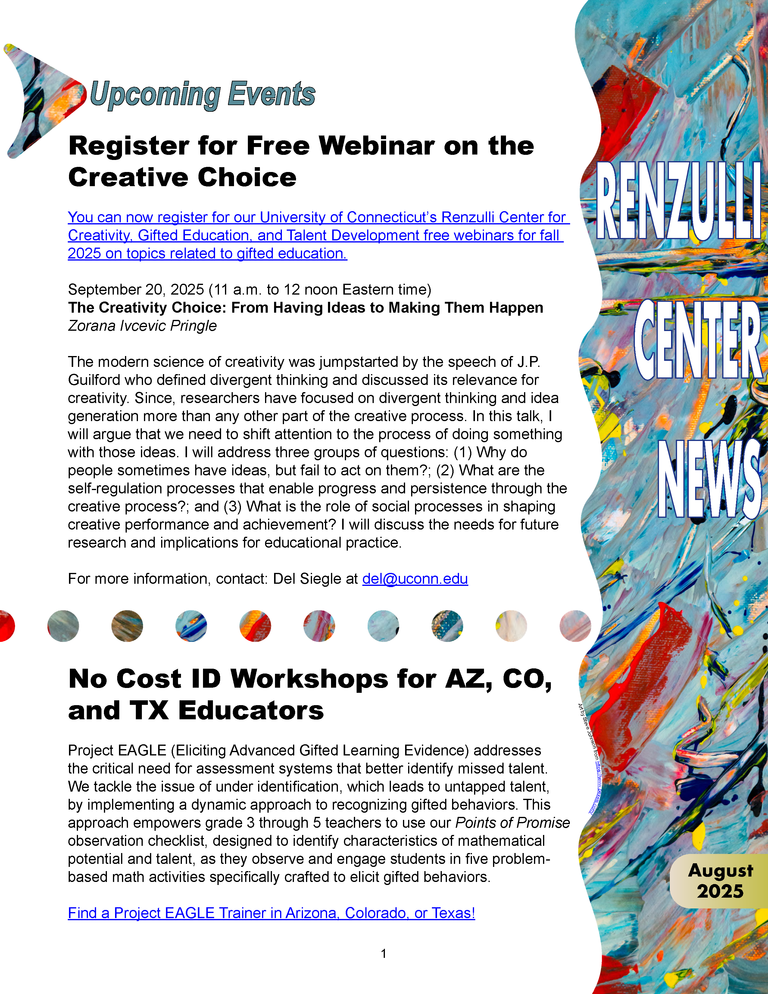 August 2025 Renzulli News Cover Graphic