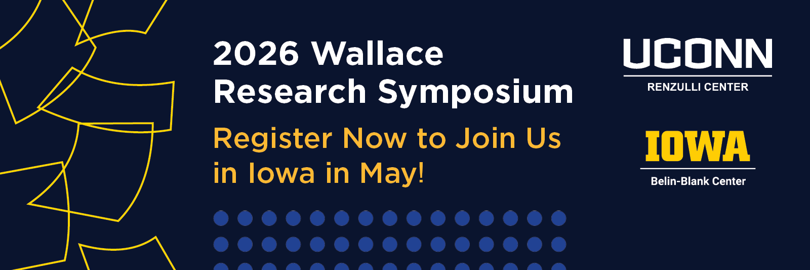 2026 Wallace Symposium Registration Banner