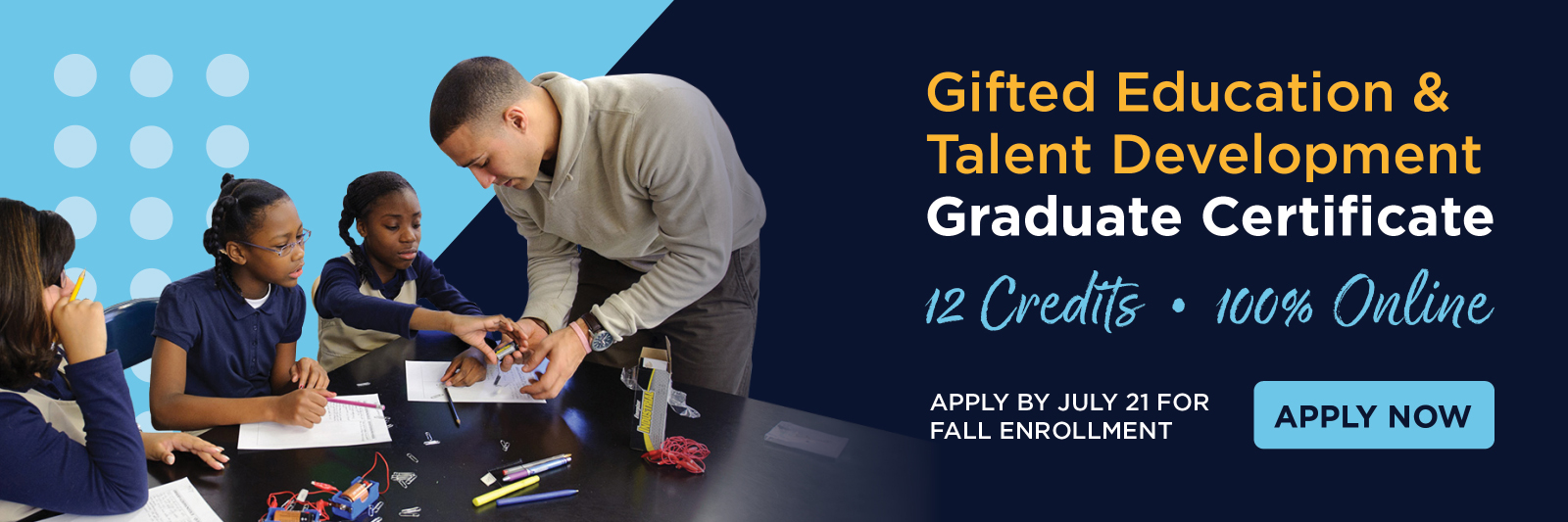 Gifted Certificate Program Banner 3