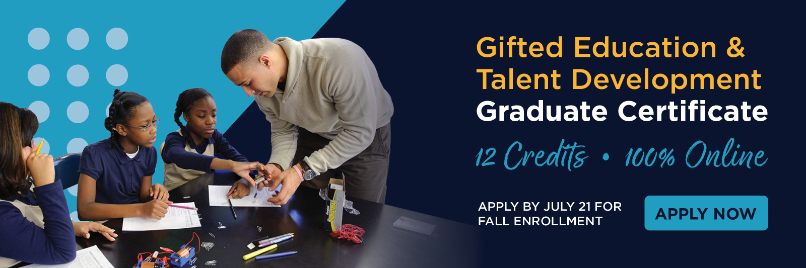 Gifted Certificate Program Banner 4