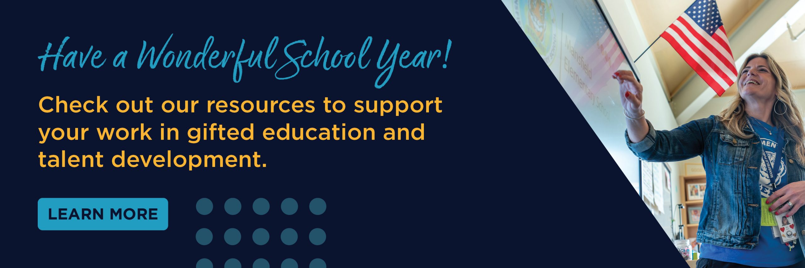 Renzulli Center – Back to School Banner – Check Out Our Resources